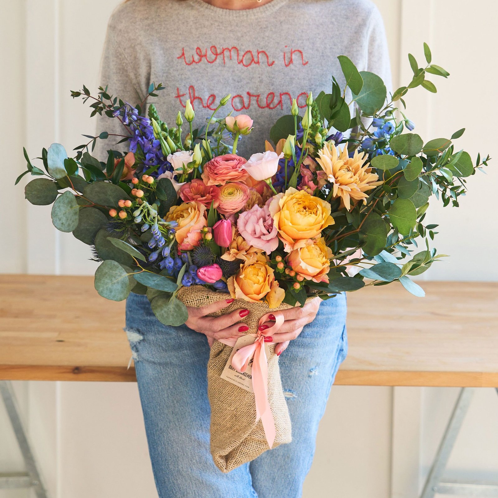With Heart: Love Thy Neighbor Bouquet - Image 8