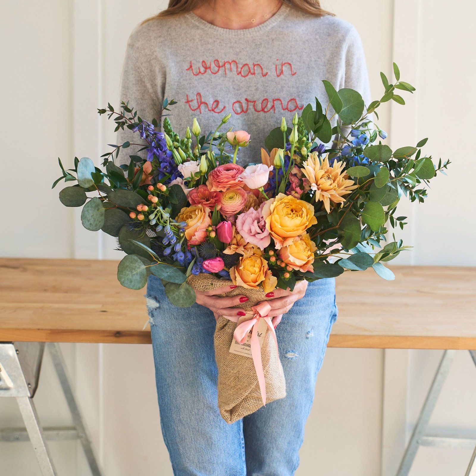 With Heart: Love Thy Neighbor Bouquet - Image 10